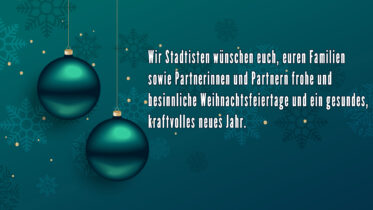 Frohe Weihnachten und ein gesundes neues Jahr